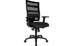 Bürostuhl X-Pander Plus, schwarz mit Netzrücken schwarz