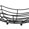 Brot/Obstkorb in matt schwarz, 30cm