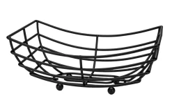 Brot/Obstkorb in matt schwarz, 30cm