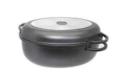 Bräter Alucast, 3tlg, oval, 38cm