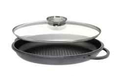 Bräter Alucast, 3tlg, oval, 38cm