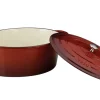 Bräter Calido in rot/oval, 9,5 l