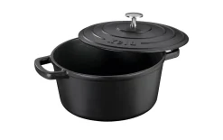 Bräter Calido, schwarz, rund, 3,8 l