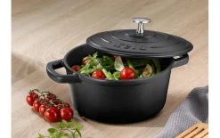Bräter Calido, schwarz, rund, 3,8 l
