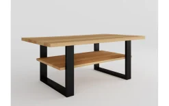 Couchtisch Brest massive Buche/schwarz