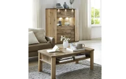 Couchtisch Cabana, Eiche Artisan, Eiche Ribbeck Cognac Nachbildung
