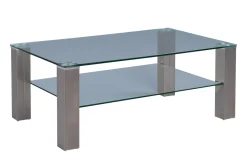 Couchtisch Cilo, Klarglas, 105 cm