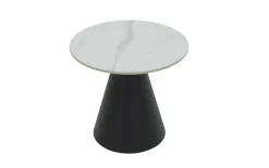 Couchtisch Dustin CT, Marmor Nachbildung/weiß