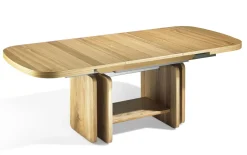 Couchtisch 1280H, Asteiche teilmassiv, inkl. Mittelauszug & Lift-Funktion
