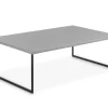 Couchtisch Kara-Frame 73, grau/schwarz