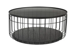 Couchtisch Lance L, schwarz