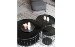 Couchtisch Lance L, schwarz