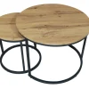 Couchtisch Lindau, Artisan Eiche/Schwarz