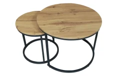 Couchtisch Lindau, Artisan Eiche/Schwarz