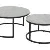 Couchtisch Luis, Marmor Nachbildung/grau