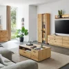 Couchtisch Olvera, teilmassive Asteiche