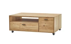 Couchtisch Olvera, teilmassive Asteiche