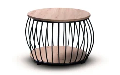 Couchtisch Peking 1, Artisaneiche/schwarz