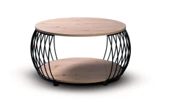 Couchtisch Peking 2, Artisaneiche/schwarz