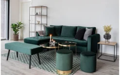 Couchtisch Venezia, messingfarbig