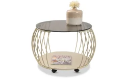 Couchtisch Vietnam 1, creme/bronze