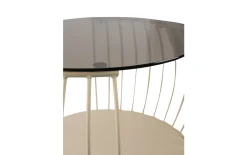 Couchtisch Vietnam 1, creme/bronze