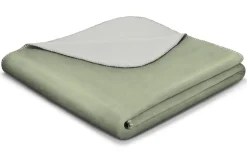 Decke Basic Soft, salvia/silber, 150 x 200 cm