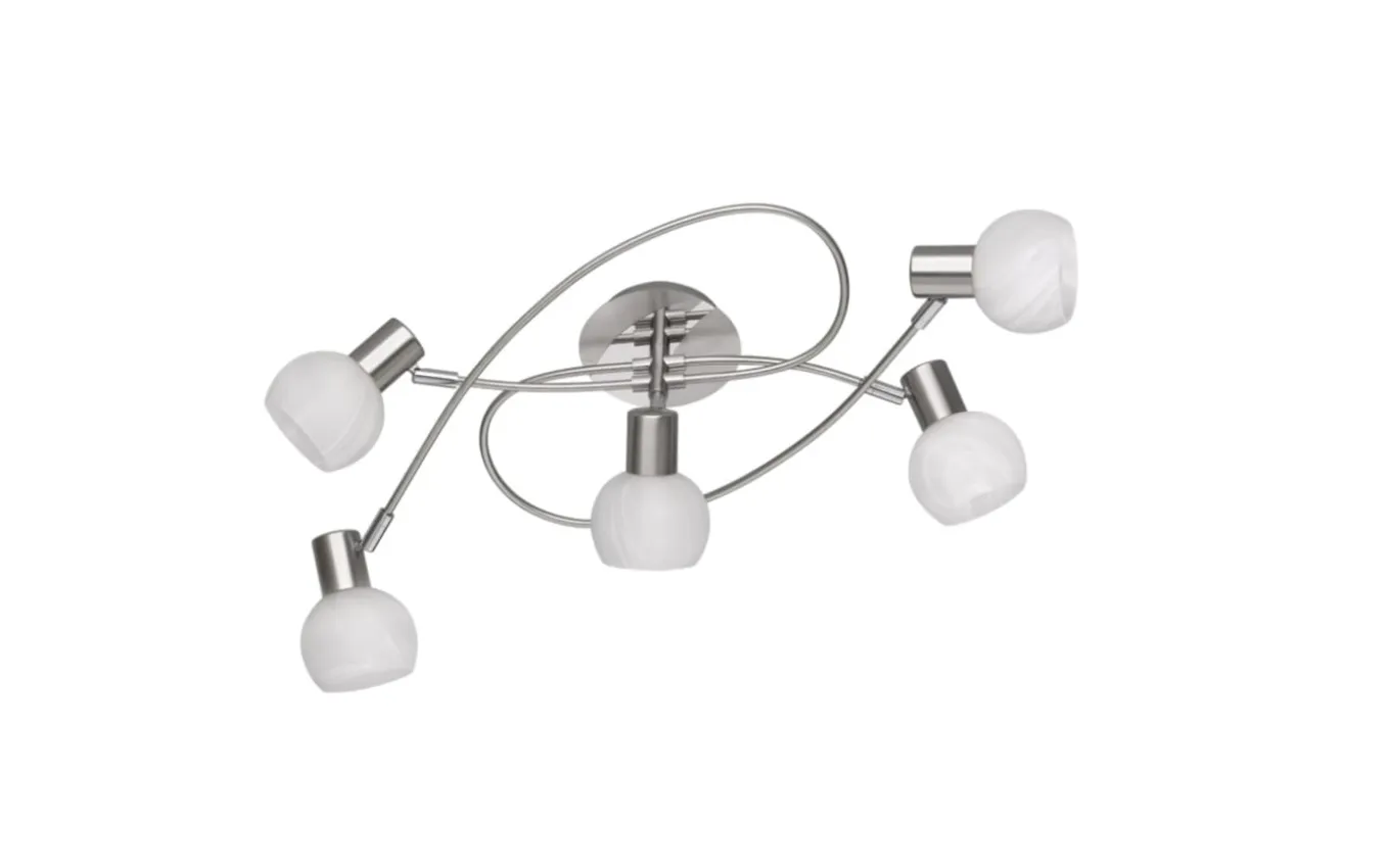 Deckenleuchte Antibes, nickel matt, 52 cm