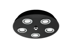 Deckenleuchte Grattino, schwarz, 35 cm