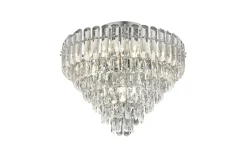 Deckenleuchte Malizia, klar, 58 cm