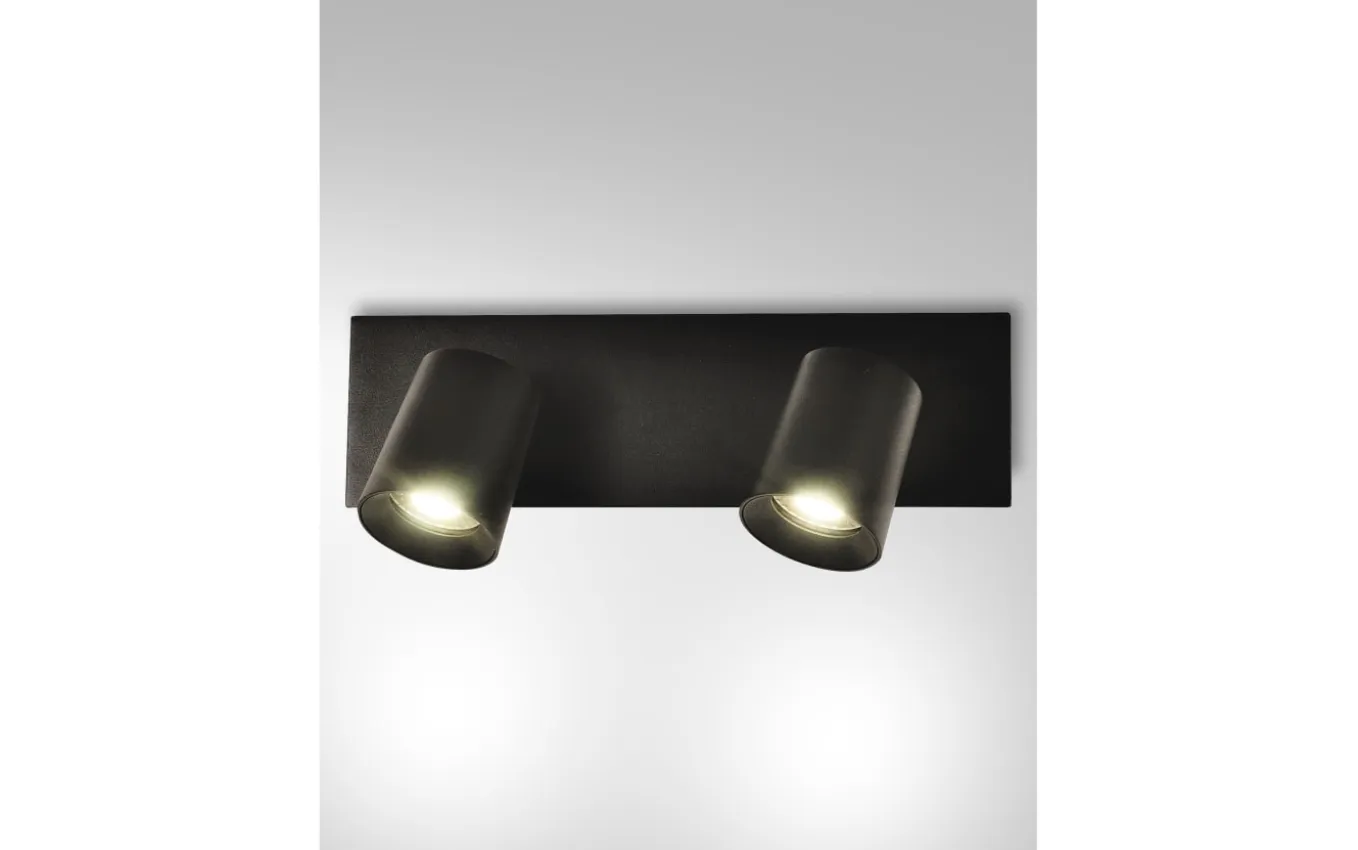 Deckenleuchte Modo, schwarz, 2-flammig, 35 cm