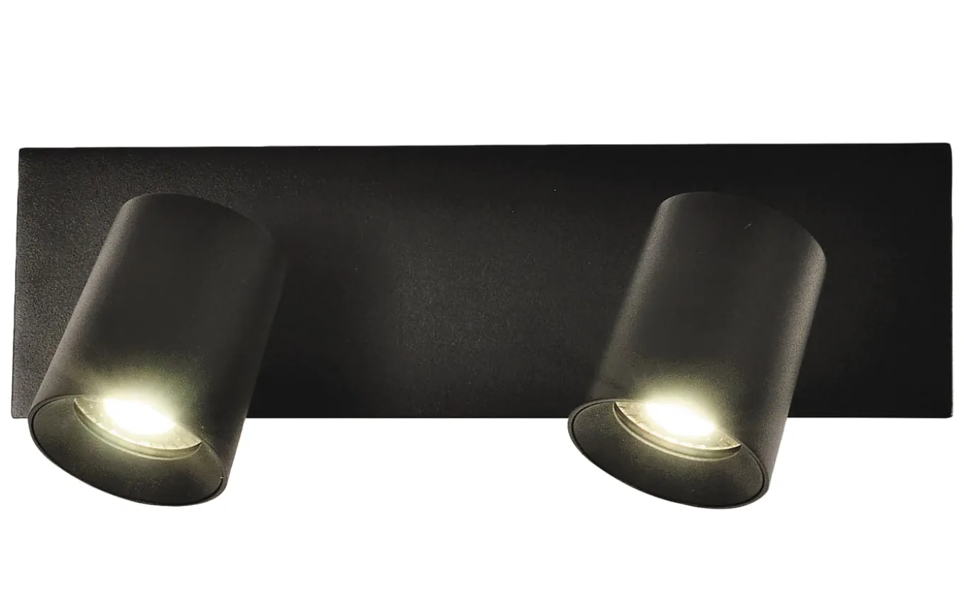 Deckenleuchte Modo, schwarz, 2-flammig, 35 cm