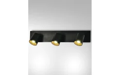 Deckenleuchte Modo, schwarz, 3-flammig, 48 cm