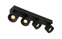 Deckenleuchte Rae, schwarz, 4-flammig