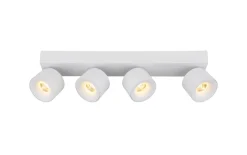 Deckenleuchte Rae, weiß, 4-flammig