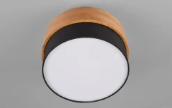 Deckenleuchte Seasons, holzfarbig/schwarz, 30 cm