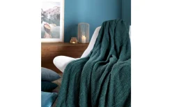 Decke Teddy, teal, 150 x 200 cm