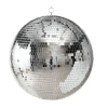 Dekoanhänger Disco, silber, 48 cm