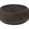 Dekoschale, Paulowniaholz dunkelbraun, 30 cm