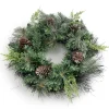 Deko-Weihnachtskranz, grün, 46 cm