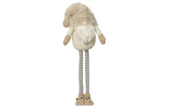 Deko-Zwerg, beige/weiß, 122 cm