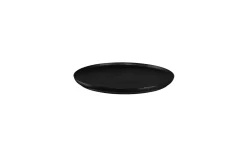 Dessertteller coppa kuro, Porzellan, schwarz, 21 cm