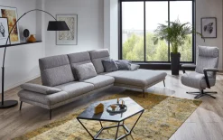 Drehsessel Bellidan Lounge Relaxx, hellgrau, inkl. manuelle Relaxfunktion
