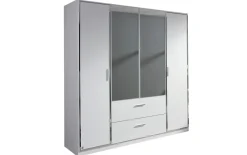 Drehtürenkleiderschrank Marl, alpinweiß, 181 cm