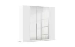Drehtürenschrank Alabama, weiß, 226 x 210 cm