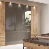 Drehtürenschrank Clivo 1000, Bianco Eiche Nachbildung