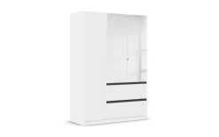 Drehtürenschrank Costa, weiß, inkl. Push-to-Open Funktion