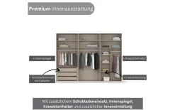 Drehtürenschrank Montclar, fango, 301 x 223 cm, inkl. hochwertiger Innenausstattung