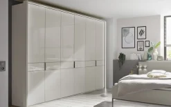 Drehtürenschrank Parma, champagner, 300 cm