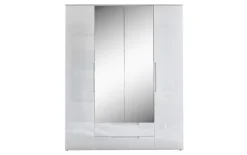 Drehtürenschrank Spice, weiß Hochglanz, 160 x 208 cm